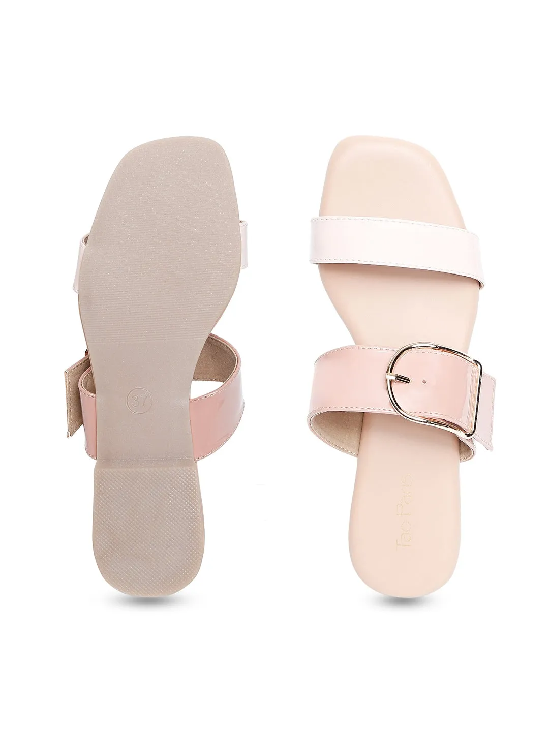 Tao Paris Ivy 10015-01 Pink Solid Flats