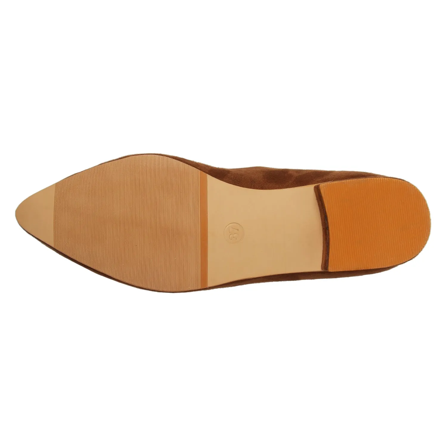 Tao Paris Liv 10024-01 Brown Solid Ballet Flats