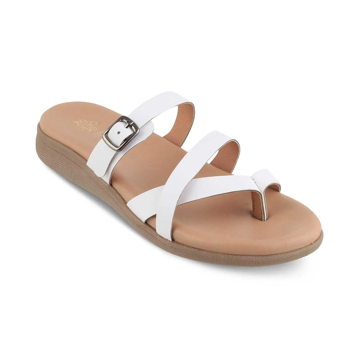 The Mos White Women's Casual Flats Tresmode