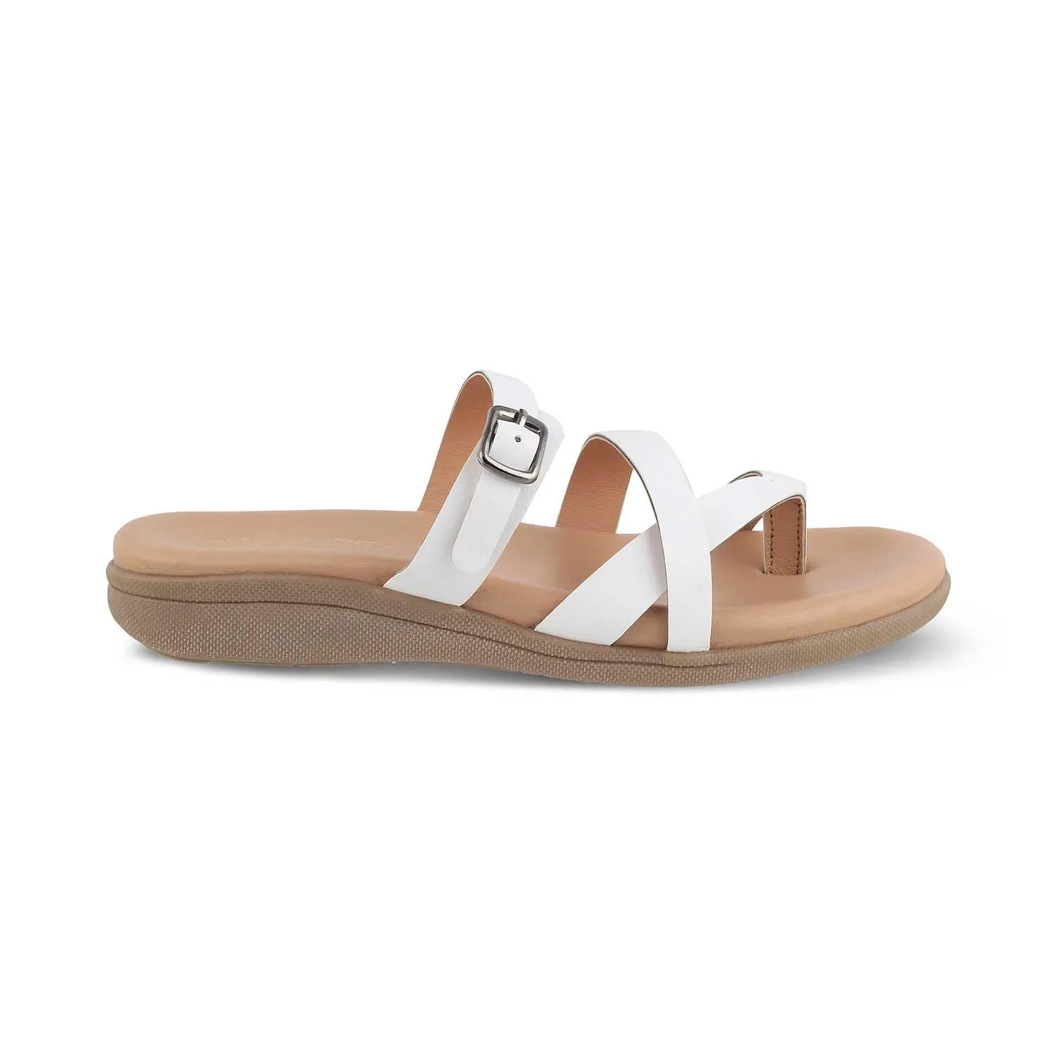 The Mos White Women's Casual Flats Tresmode