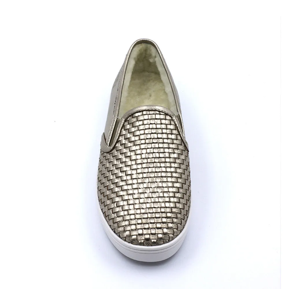 Urban Thatch Wool Loafer - Gold