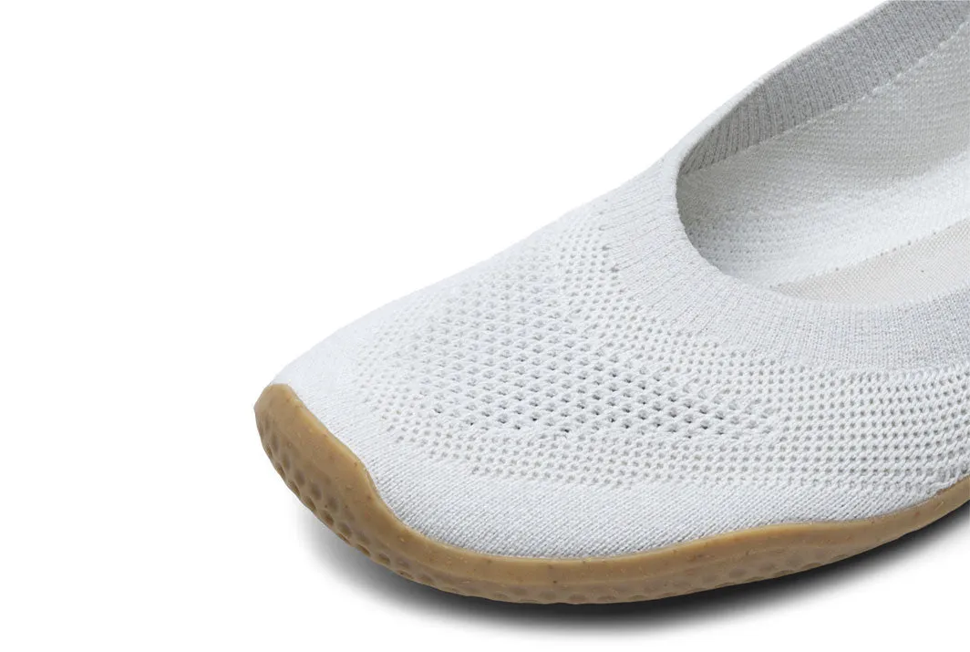 Vivobarefoot Primus Asana Yin Ballerina Knit (Womens) - Limestone