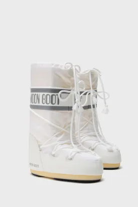 White Icon Nylon Boots