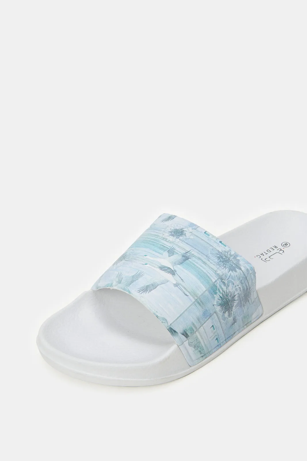 Women White Birds Print Slide